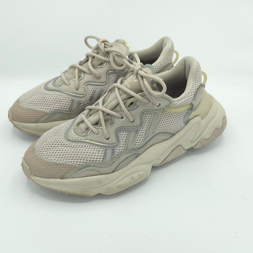 Adidas Ozweego Bliss Iridescent Men's Size 5.5 Beige FV9655